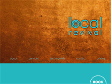 Tablet Screenshot of localrevival.com